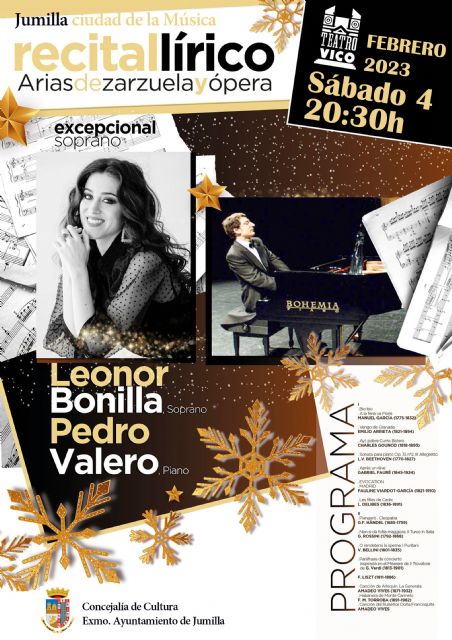 La premiada soprano Leonor Bonilla trae este sábado al Teatro Vico 'Arias de zarzuela y ópera'