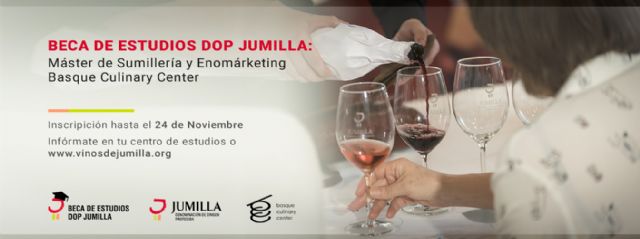 La DOP Jumilla vuelve a ofrecer una beca de estudios para el máster de sumillería y enomarketing de basque culinary center