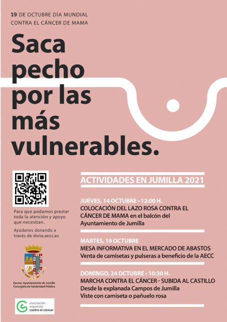 Presentadas las actividades por el Día Mundial contra el Cáncer de Mama 'Saca pecho por las más vulnerables'