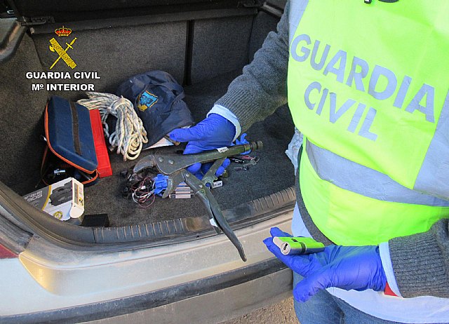 La Guardia Civil esclarece una quincena de robos en comercios de Jumilla