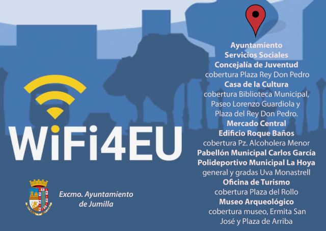 El Ayuntamiento instala 15 puntos de acceso a internet gratuito a través del Programa WiFi4EU