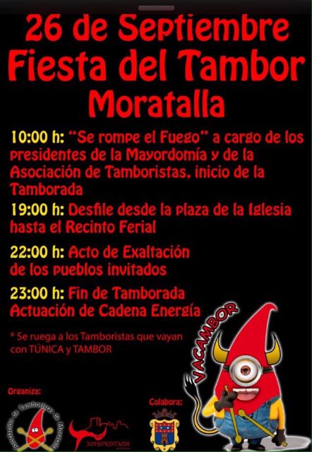 Los tambores de Jumilla estarán presentes este sábado en Moratalla