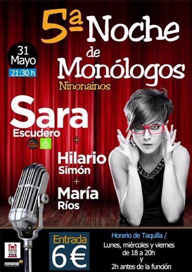 El Teatro Vico quiere colgar el cartel de 'no hay entradas' con el musical 'Hoy no me puedo Levantar', y los monólogos de Sara Escudero