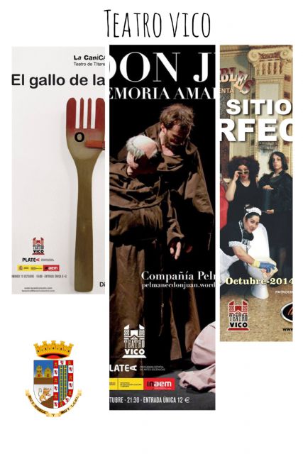 Jumilla se prepara para un gran fin de semana en el Teatro Vico con obras como 'Don Juan memoria amarga de mí' o 'El Gallo de las Veletas'