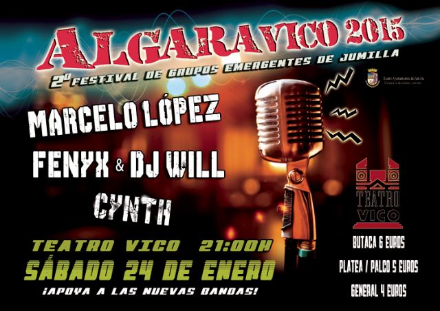 El Teatro Vico inicia su actividad este fin de semana con el festival de música local 'Algaravico' y el teatro de títeres 'Giuseppe y Peppina'