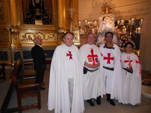 El totanero Juan Carrión debuta como hermano lego de los Templarios de Jumilla en sus agasajos a la patrona del municipio