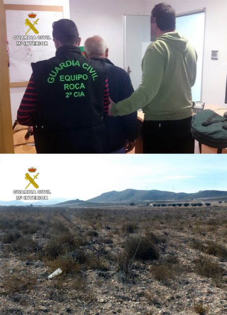 La Guardia Civil detiene a una persona por la sustracción de tres toneladas de uva de una finca de Jumilla