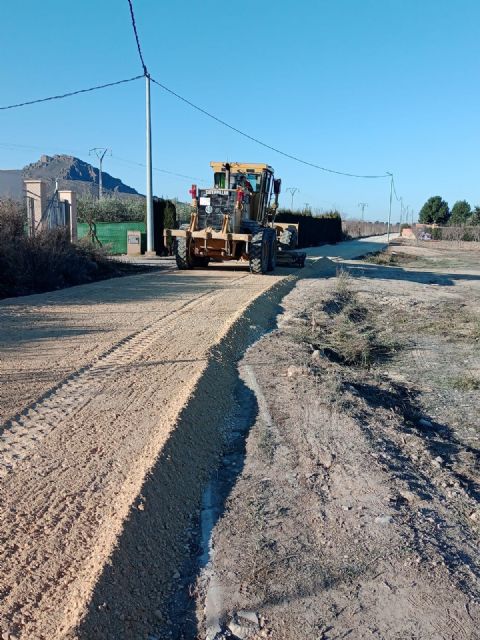 Obras en caminos rurales