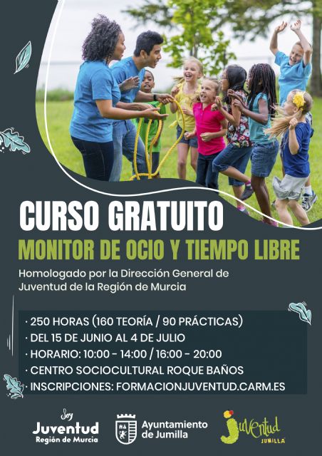 Juventud organiza un nuevo curso homologado de Monitor de Tiempo Libre para ampliar las oportunidades formativas y laborales de los jóvenes