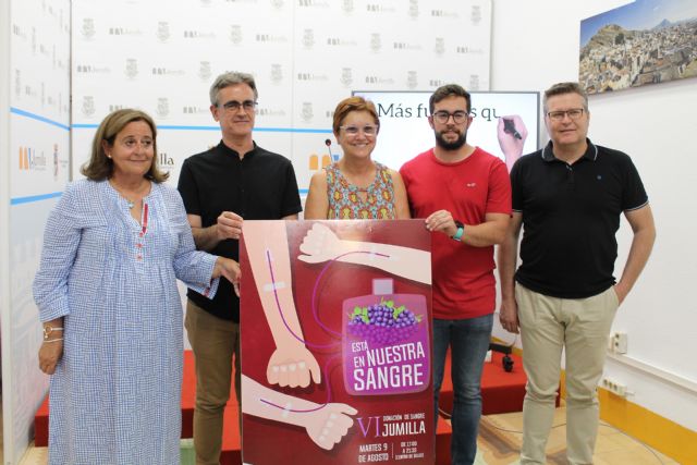La sexta edición de la campaña 'Está en nuestra sangre' busca volver a aumentar las cifras de donantes en Jumilla