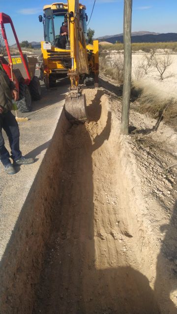 Fomento mejora la carretera que une las pedanías jumillanas de Cañada del Trigo y La Zarza