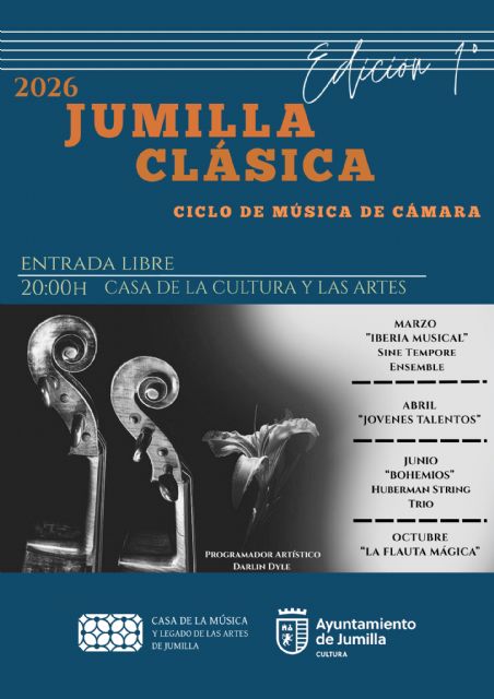 La Casa de la Música y Legado de las Artes acoge el ciclo Jumilla Clásica 2026 con cuatro conciertos de música de cámara este a&ntilde;o