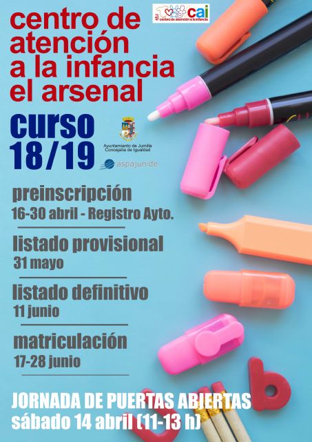 El CAI El Arsenal abre el lunes 16 el periodo de preinscripciones para el curso 2018/19