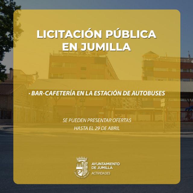 Abierto el plazo de licitacion para la explotacion del bar-cafetería de la Estación de Autobuses