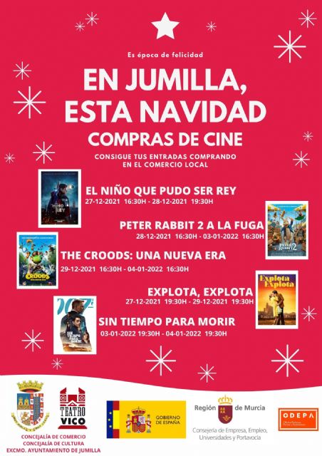 El Ayuntamiento pone en marcha la campaña ´Esta Navidad compras de cine´ para la dinamización del comercio local