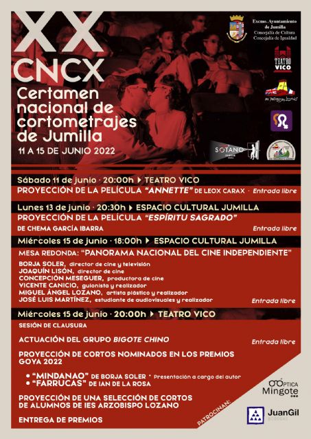 Presentado el XX Certamen de Cortometrajes de Jumilla, el más longevo de España a nivel escolar