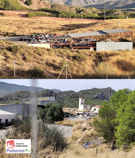 Izquierda Unida-Podemos exige al Ayuntamiento que actúe ya en la gestión del antiguo vertedero