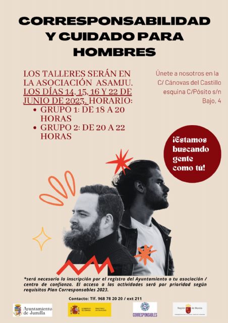 Talleres de conciliación y autocuidado para hombres