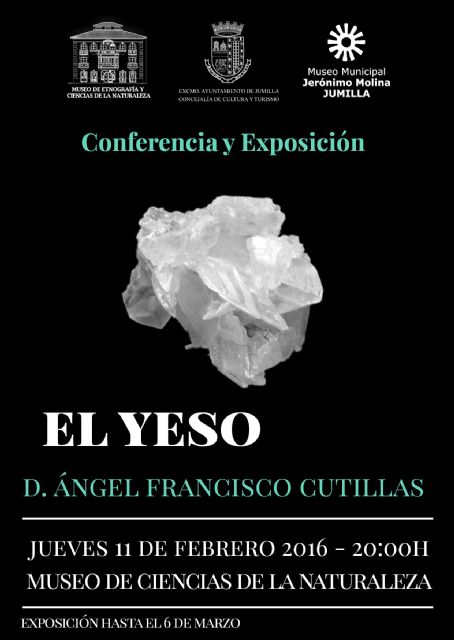 Esta tarde, inauguración de exposición y conferencia sobre el yeso