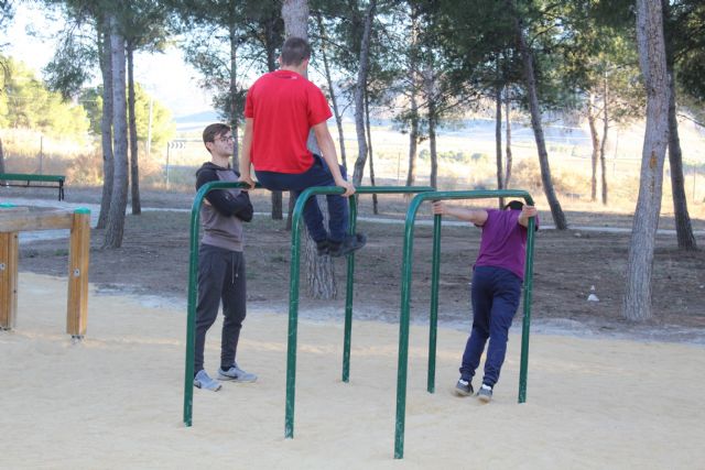 El Jardín Botánico de La Estacada estrena las mejoras de la zona de street workout