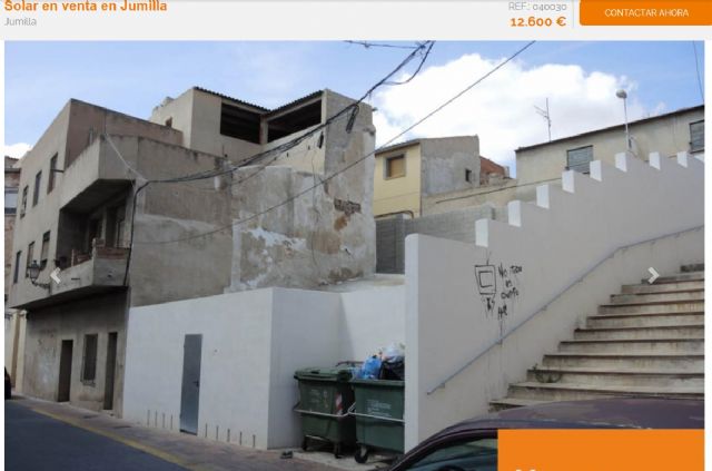 IU Verdes demanda la confirmación de que el ayuntamiento cobró las obras que ejecutó subsidiariamente en un solar en Jumilla