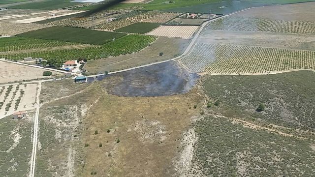 Conato de incendio forestal junto al monte Santa Ana (Jumilla)