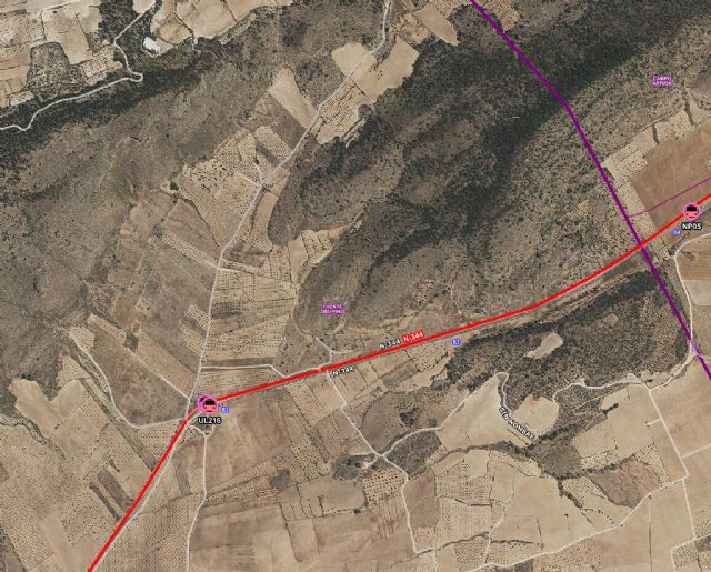 Controla un conato de incendio forestal en el paraje de la Fuente del Pino, en Jumilla
