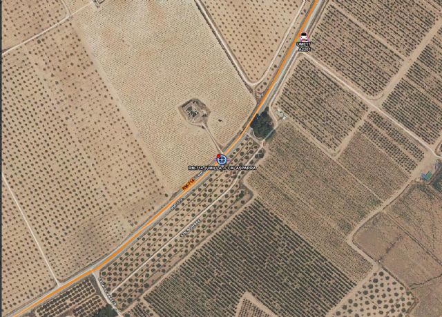 Servicios de emergencia atienden y trasladan a 6 heridos en accidente de tráfico en Jumilla