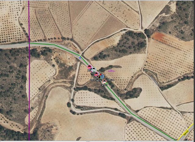 6 heridos en accidente de tráfico en Jumilla