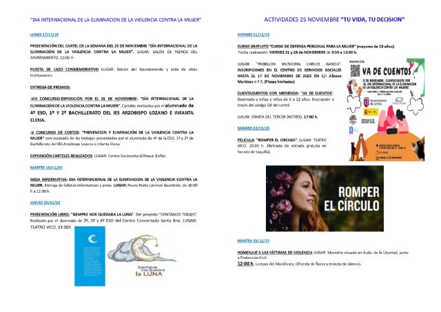 Política Social presenta la actividades y actos con motivo del 25N en Jumilla