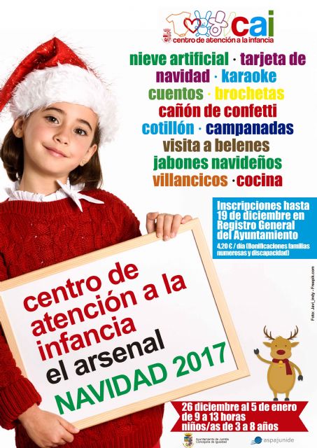 Abierto el plazo de inscripciones para las actividades de Navidad del CAI