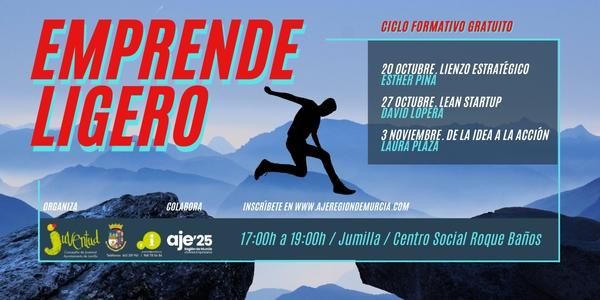 Juventud presenta 'Emprende ligero', un ciclo formativo gratuito donde se trabajarán ideas emprendedoras