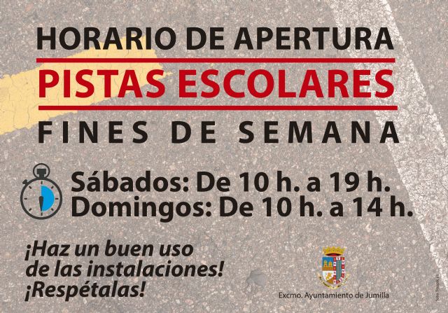 Las pistas deportivas de tres colegios estarán abiertas durante los fines de semana a partir de este sábado