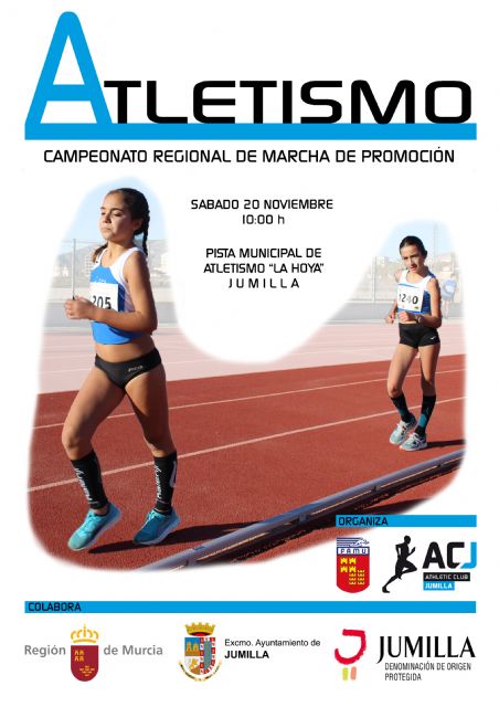 Este sábado Jumilla será sede del Campeonato Regional de Marcha de Promoción de Invierno