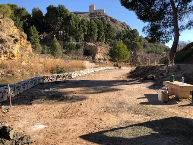 Avanzan las obras de acondicionamiento del humedal del Charco del Zorro