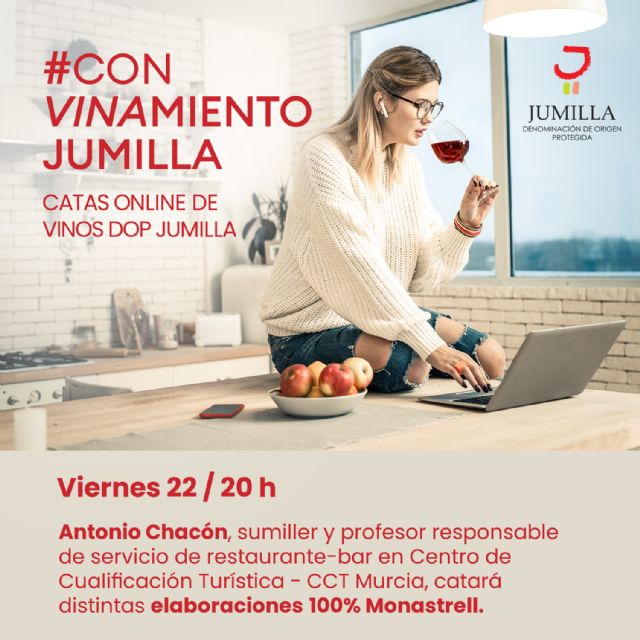 El CRDOP Jumilla finaliza desde Murcia su ciclo de catas online #convinamiento