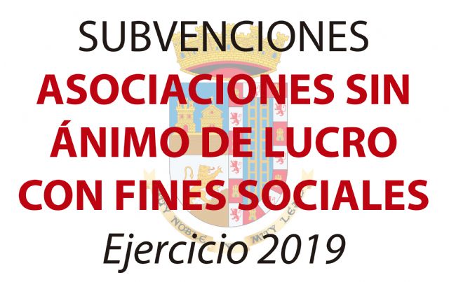 Mañana se abre el plazo para solicitar subvenciones a asociaciones con fines sociales