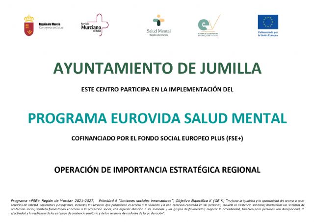 Política Social impulsa la inclusión laboral con una nueva contratación dentro del programa Eurovida Salud Mental