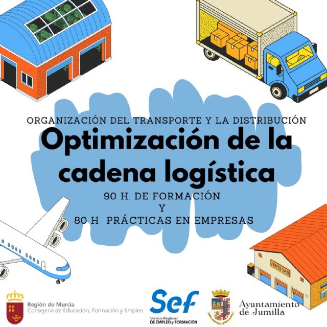 Concedida subvención para el desarrollo en Jumilla de cursos de Optimización de la Cadena Logística y Tapizado de Mobiliario