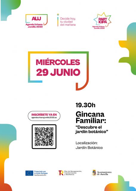 Gincana Familiar en el Botánico, nueva actividad de la Agenda Urbana para el miércoles 29