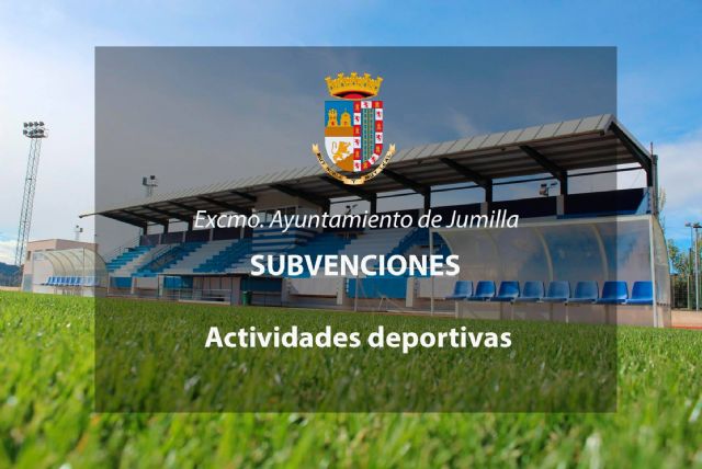 Hoy se ha abierto el plazo de solicitud de subvenciones destinadas a la realización de actividades deportivas