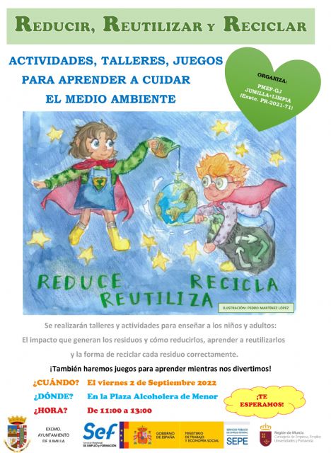 Economía y Empleo organiza actividades para aprender a cuidar el Medio Ambiente