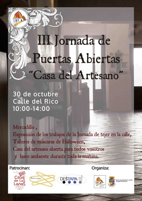 Este domingo se celebra una jornada de puertas abiertas en la Casa del Artesano