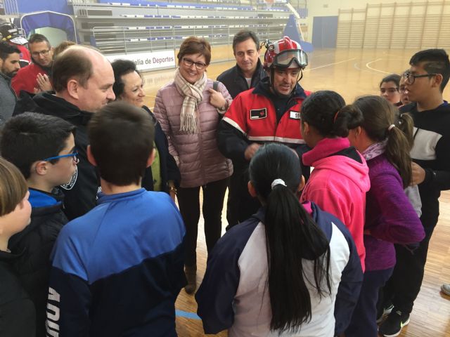 Finaliza con clases prácticas para los escolares la Semana de la Prevención de Incendios de Jumilla