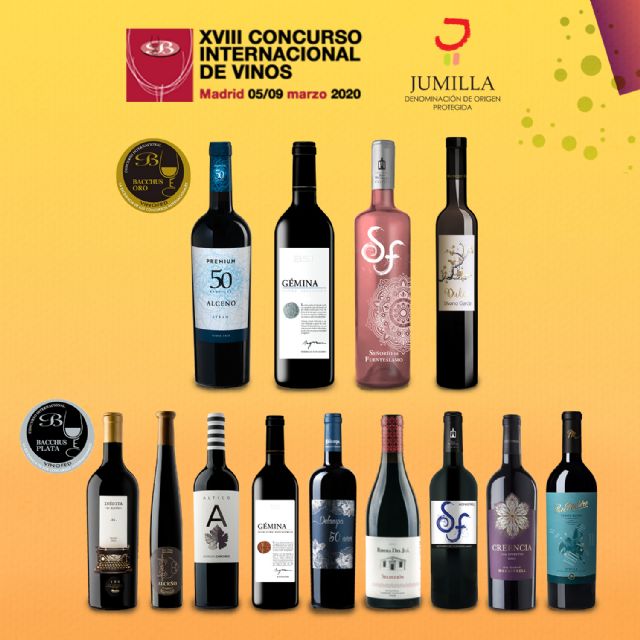 La DOP Jumilla suma 13 medallas en los premios Bacchus 2020