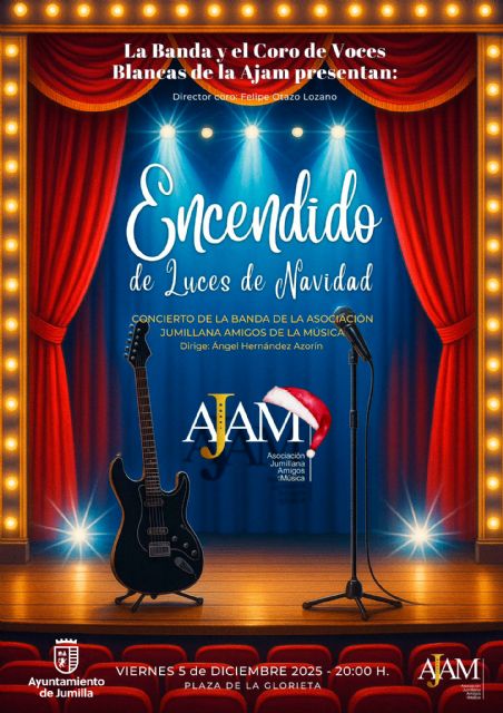 Jumilla dará la bienvenida a la Navidad con el tradicional encendido de luces y el concierto de la AJAM