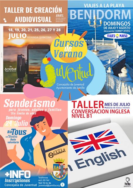 Juventud programa cursos, viajes a la playa y senderismo para los meses de julio y agosto