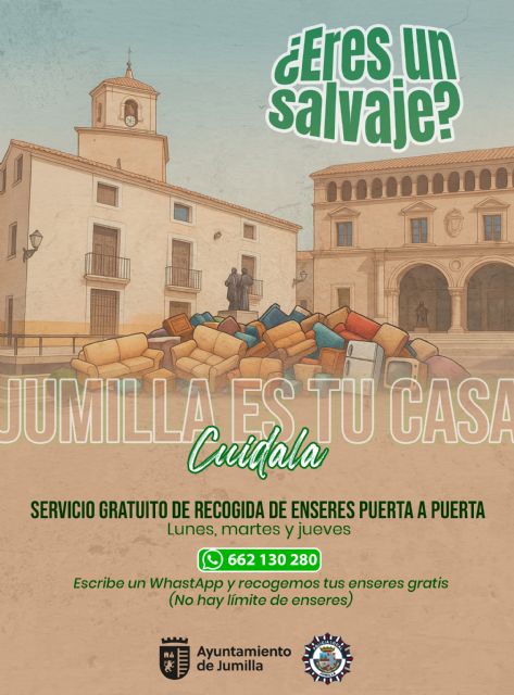 El Ayuntamiento refuerza el servicio de recogida de enseres y lanza una campaña de control para evitar su abandono en la vía pública