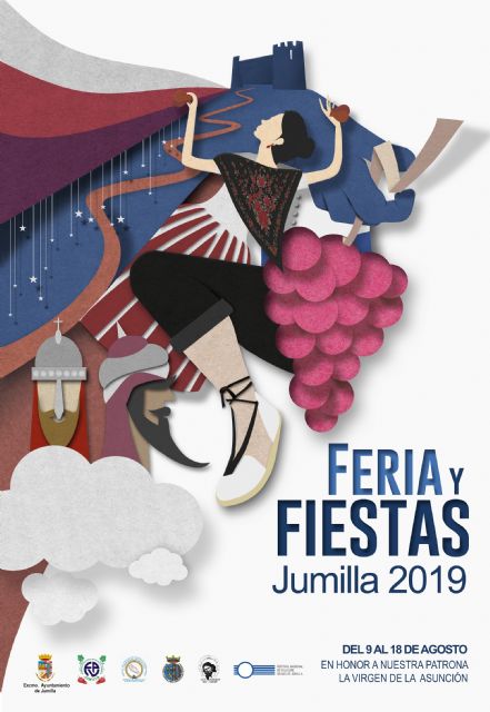 Ayuntamiento y colectivos festeros presentan el cartel oficial de la Feria 2019