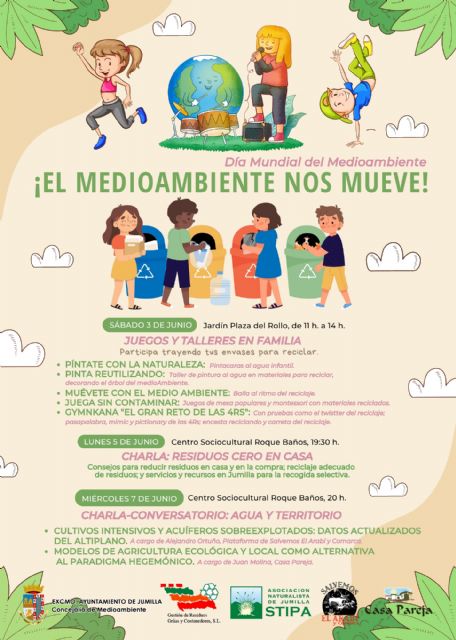 El Ayuntamiento programa talleres para la familia y charlas con motivo del Día Mundial del Medio Ambiente